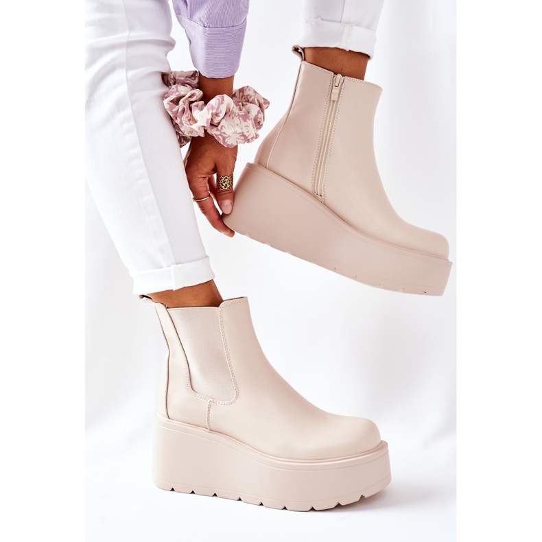 PB1 Bottes Chaudes Beige Montiano 2