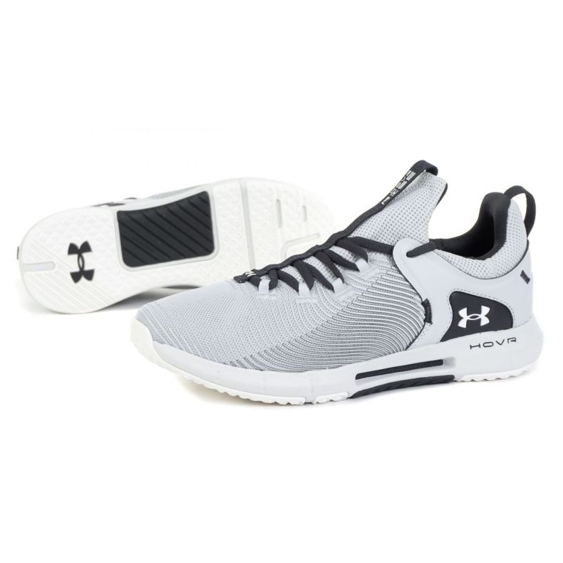 Under Armour Hovr Rise 2 M 3023 009-101 blanc noir 1