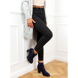 Boots bleu marine 1155 D.BLUE 1