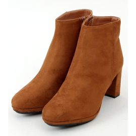 Camel F049 Bottines à talons camel brun 3