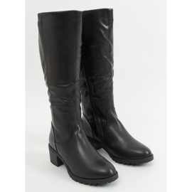 Bottines à talons noires Q400-13 Noir le noir 3