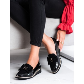 Goodin Chaussures Légères Avec Un Noeud noir 1