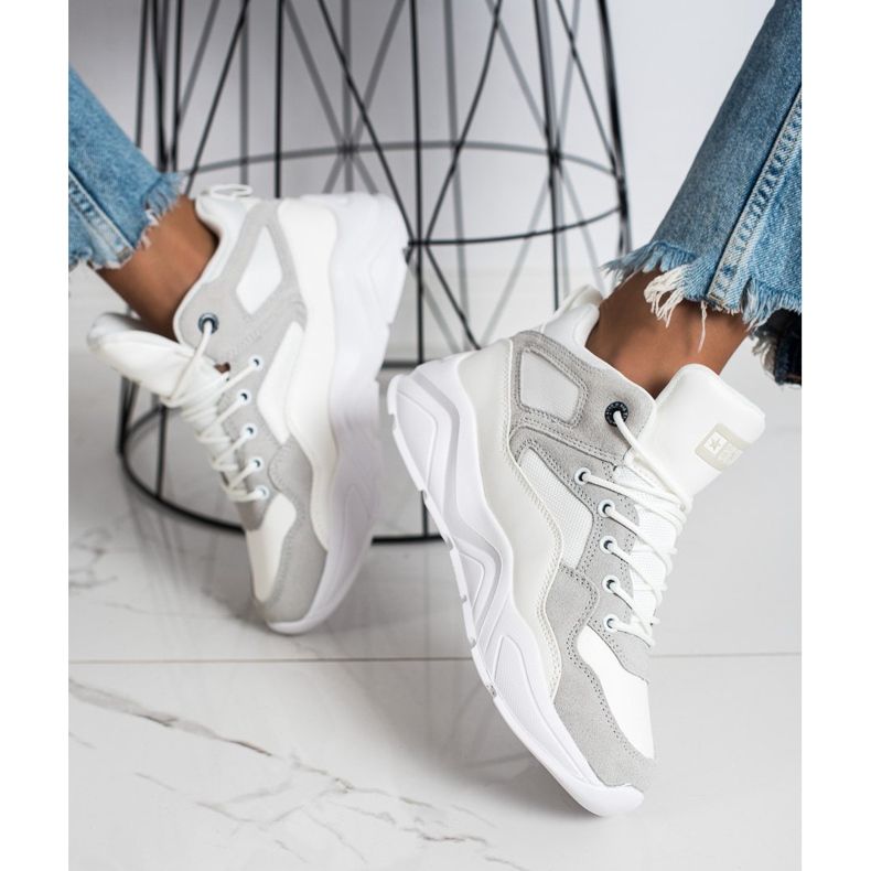 Baskets pour femmes Big Star GG274643 blanche 2