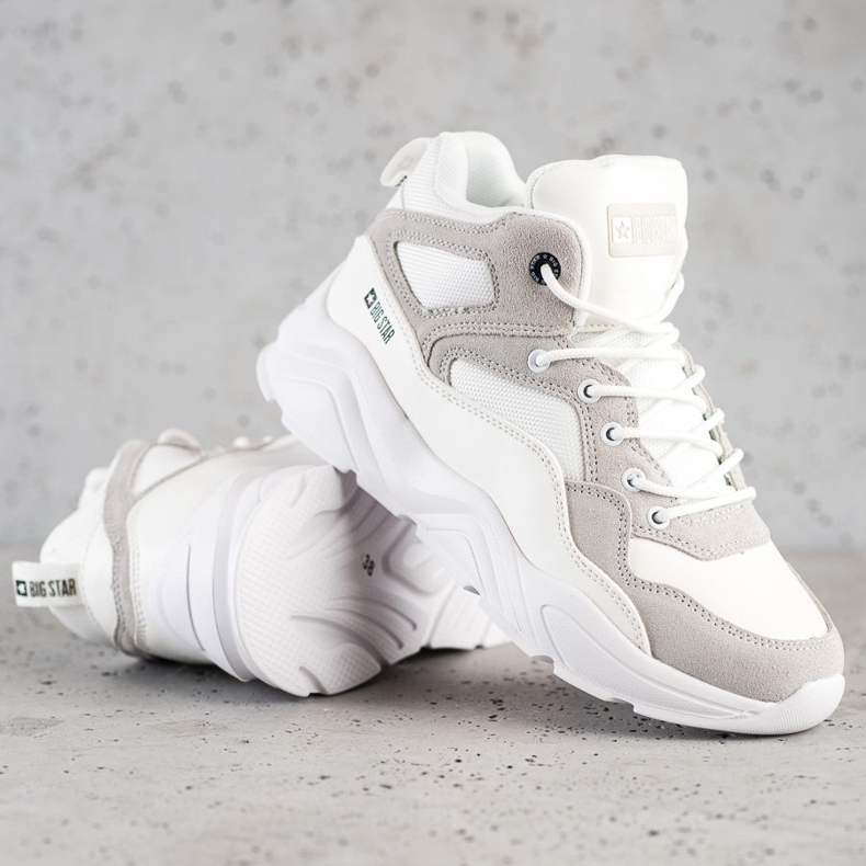 Baskets pour femmes Big Star GG274643 blanc 1