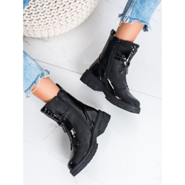 Sacs zippés laqués S. Barski le noir 2 Sacs zippés laqués S. Barski le noir 2