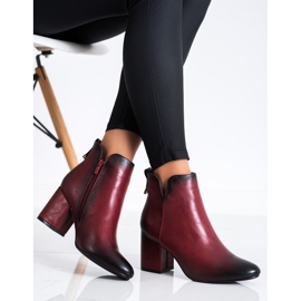 M.Daszyński Boots marron avec isolation rouge 2