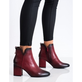 M.Daszyński Boots marron avec isolation rouge 3