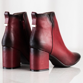 M.Daszyński Boots marron avec isolation rouge 4