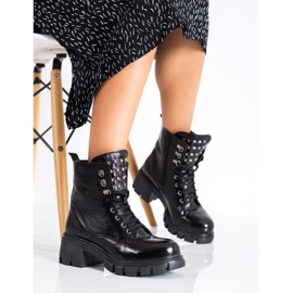 SHELOVET Travailleurs à la mode avec des goujons noir 2