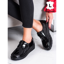 Filippo Chaussures en cuir noires le noir 1 Filippo Chaussures en cuir noires le noir 1