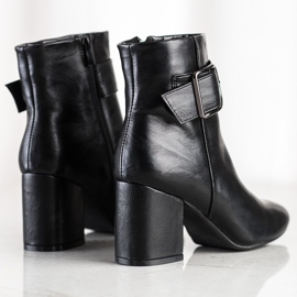 SHELOVET Bottes Classiques Avec Boucle noir 1