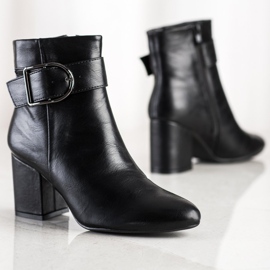 SHELOVET Bottes Classiques Avec Boucle le noir 2