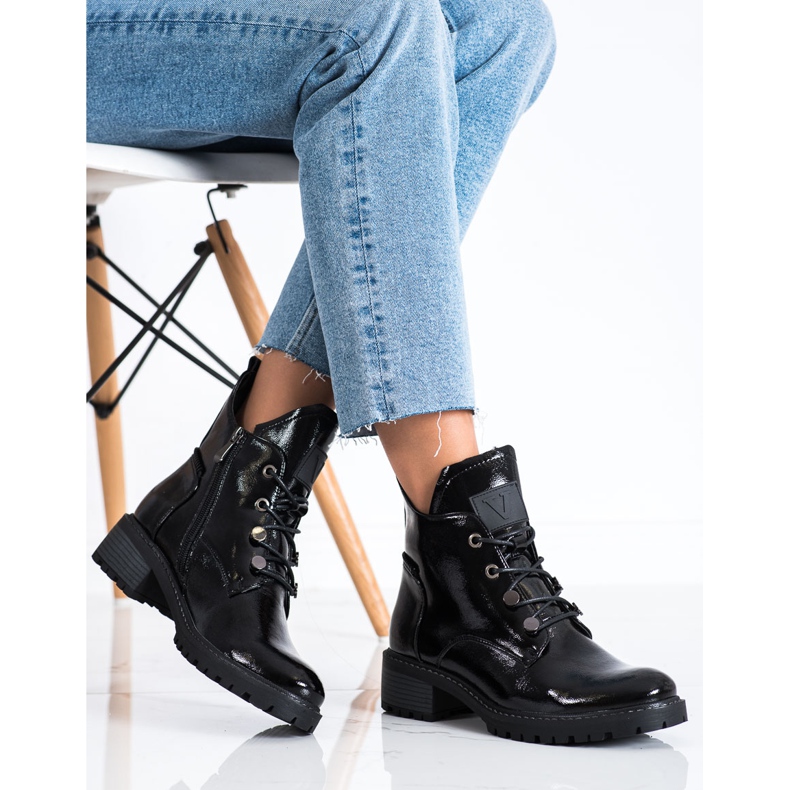 Bottes VINCEZA noires confortables 2
