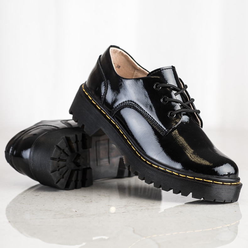 Filippo Chaussures en cuir à lacets noir 2