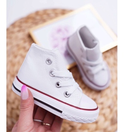FRROCK Baskets classiques hautes blanches Filemon pour enfants 4