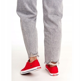 Baskets Basses Femme Big Star Rouge DD274339 2