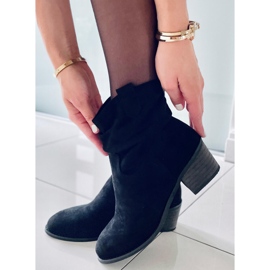 Bottines noires à talons Z1165 Noir le noir 1