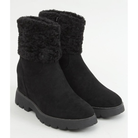 Bottes sur un coin caché noir KL-711 Black le noir 3