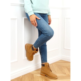 Boots bois camel F662 Camel brun 4