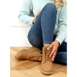 Boots bois camel F662 Camel brun 3