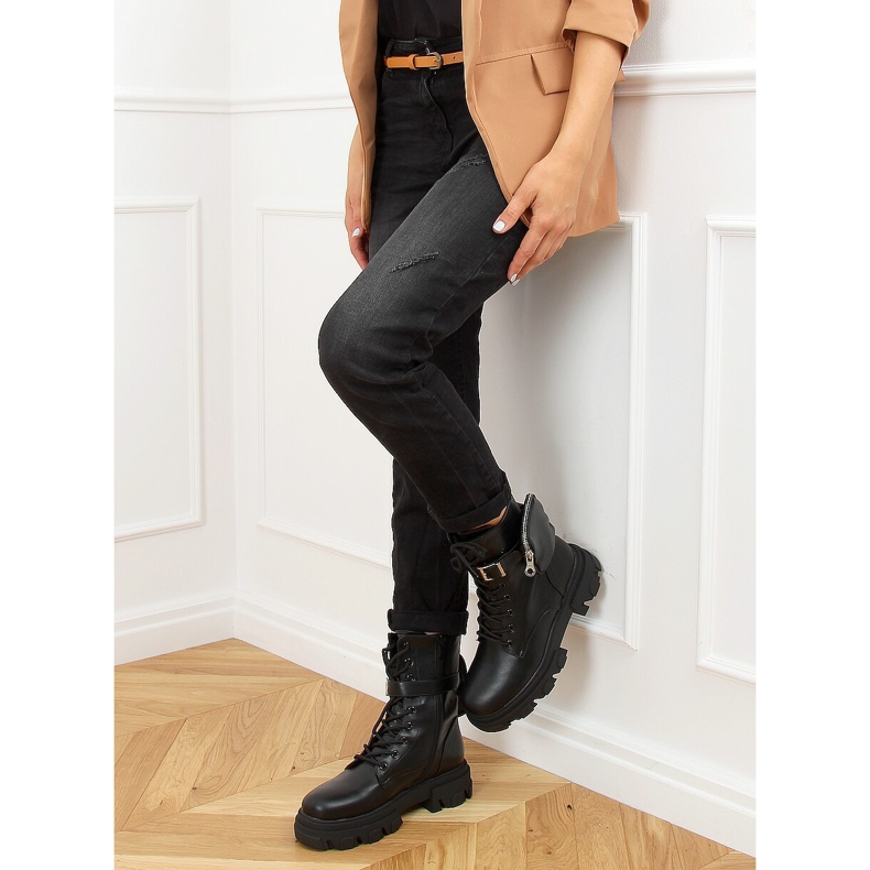 Travailleurs noirs avec un sac à main 168-291 Noir le noir 2