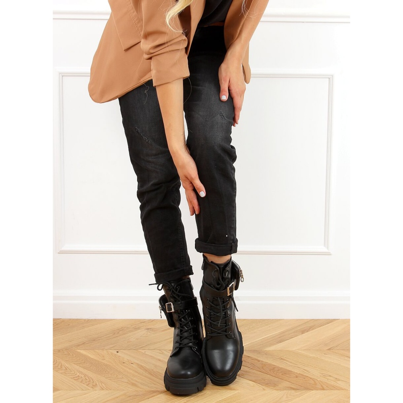 Travailleurs noirs avec un sac à main 168-291 Noir le noir 1