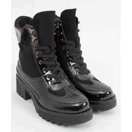 Boots sur semelle épaisse KL-757 Noir le noir 3
