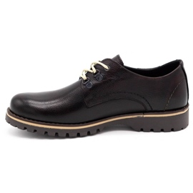Olivier Chaussures bottines cuir homme 812MP kabir brun noir 1