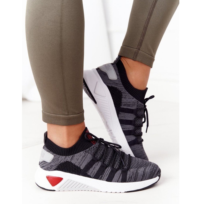 Chaussures de sport pour femmes mousse Big Star HH274532 Gris foncé 5 Chaussures de sport pour femmes mousse Big Star HH274532 Gris foncé 5