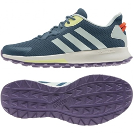 Chaussures Adidas Quesa Trail XW EG4205 bleu marine multicolore 1