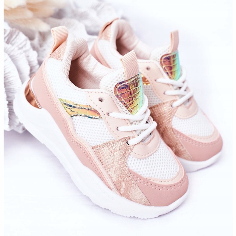 Chaussures de sport pour filles baskets roses 2