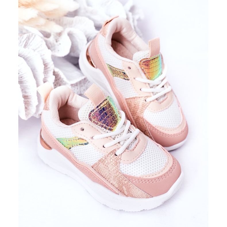 Chaussures de sport pour filles baskets roses 5