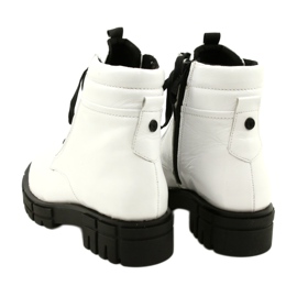 Bottes de femmes peintes Caprice 9-25252-27 122 Blanc 3