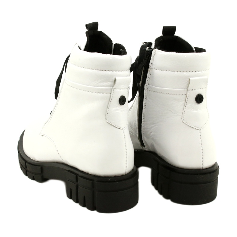 Bottes de femmes peintes Caprice 9-25252-27 122 Blanc 3