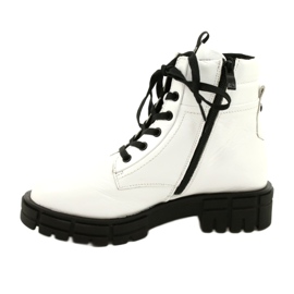 Bottes de femmes peintes Caprice 9-25252-27 122 Blanc 1
