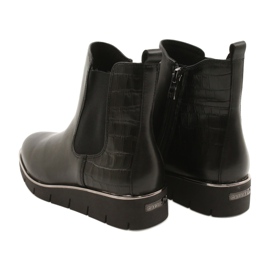 Caprice Bottines compensées Walking On Air system 25339 Noir le noir 5