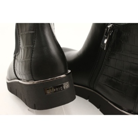 Caprice Bottines compensées Walking On Air system 25339 Noir 6