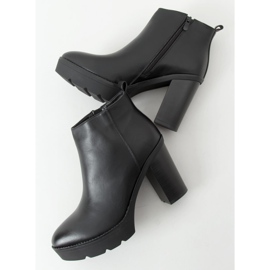 Noir 9551 Bottines compensées noires le noir 2