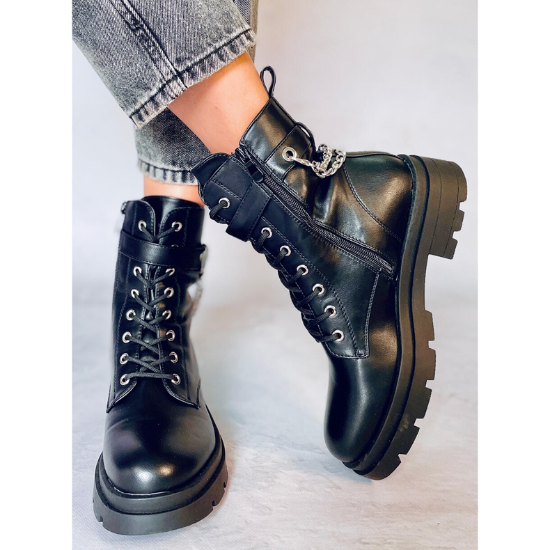 Travailleurs noirs avec chaînes RQ381 Noir 2