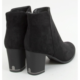 Bottines noires à talons KL-718 Noir le noir 1