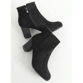 Bottines noires à talons KL-718 Noir 2