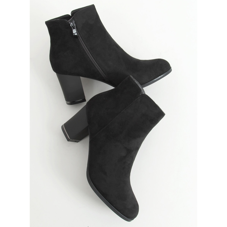 Bottines noires à talons KL-718 Noir le noir 2