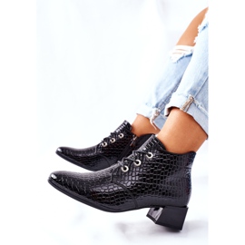 Vinceza Bottes noires à talons hauts Albeq 1