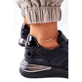 Vinceza Chaussures de sport pour femmes Baskets Noir Manitoba le noir 1