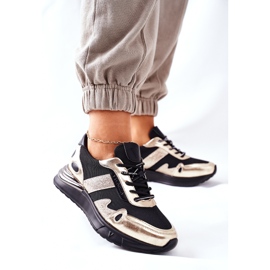 Vinceza Chaussures de sport pour femmes Baskets Noir et Or Manitoba le noir d'or 2 Vinceza Chaussures de sport pour femmes Baskets Noir et Or Manitoba le noir d'or 2