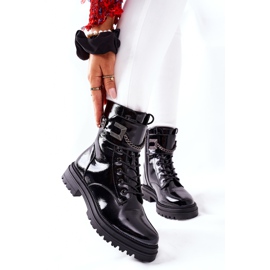 S.Barski Bottes Chaudes Femme Workers Black Vanquish noir 2