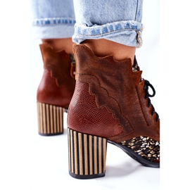 Bottines Femme Cuir Maciejka Marron 03190-02 brun 1