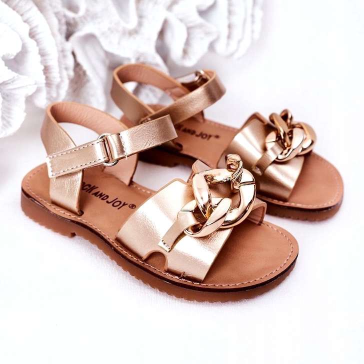 FR1 Sandales Enfant Avec Chaîne Doré Buffy 1