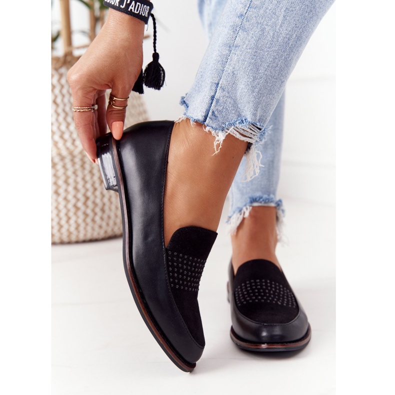 Mocassins Femme Sergio Leone Noir 2