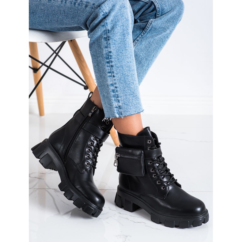 SHELOVET Travailleurs chaleureux avec une poche noir 1